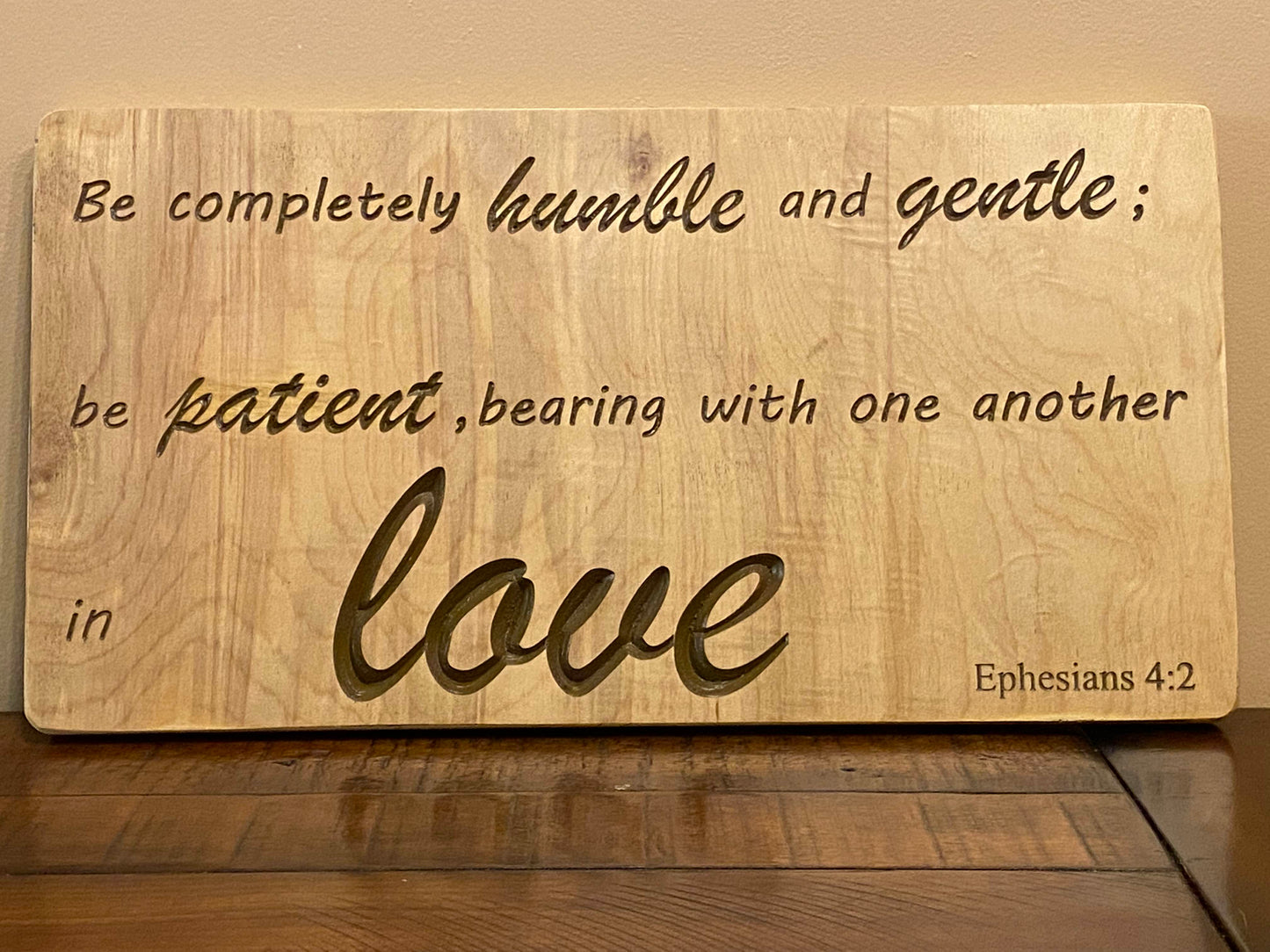 Ephesians 4:2 Bible Verse Wall Art